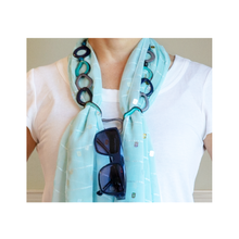 Load image into Gallery viewer, Vi Os blue mix - Necklace Eyeglasses holder in USA - cavaaller-Itwillbefine
